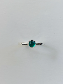 Green Agate Ring