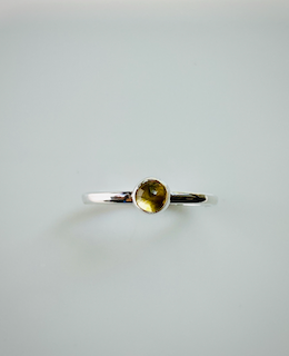 Yellow Topaz Ring